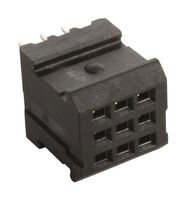 02529091101 - PCB Receptacle, C9 Module, Board-to-Board, 2.54 mm, 3 Rows, 9 Contacts, Through Hole Mount - HARTING