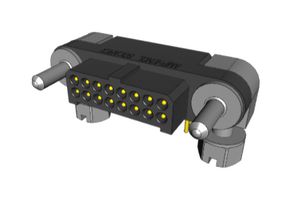 MHDAS2M016YCE11 - Pin Header, Board-to-Board, 1.27 mm, 2 Rows, 16 Contacts, Through Hole Right Angle, MHDAS - AMPHENOL SOCAPEX