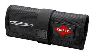 92 00 02 - Tweezer Set, 5 Piece, Precision, Stainless Steel Body, Roll-up Pouch - KNIPEX