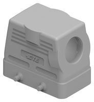 T1210104125-000 - Heavy Duty Connector, M25, Hood, Side Entry, Aluminium Alloy Body, 2 Lever, H10B - TE CONNECTIVITY