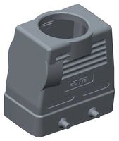 T1240100129-000 - Heavy Duty Connector, Hood, Top Entry, Aluminium Alloy Body, 2 Lever, H10B - TE CONNECTIVITY