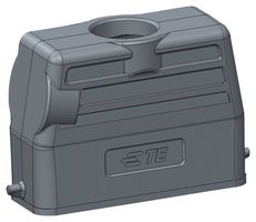 T1329160120-000 - Heavy Duty Connector, Hood, Top Entry, Aluminium Alloy Body, 1 Lever - TE CONNECTIVITY