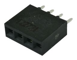5-534237-2 - PCB Receptacle, Board-to-Board, 2.54 mm, 1 Rows, 4 Contacts, Through Hole Mount, AMPMODU Mod IV - AMP - TE CONNECTIVITY