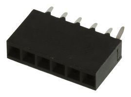 5-534237-4 - PCB Receptacle, Board-to-Board, 2.54 mm, 1 Rows, 6 Contacts, Through Hole Mount, AMPMODU Mod IV - AMP - TE CONNECTIVITY