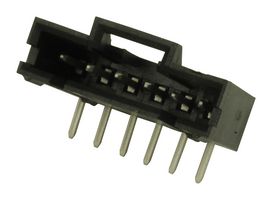 5-103634-5 - Pin Header, Wire-to-Board, 2.54 mm, 1 Rows, 6 Contacts, Through Hole Right Angle, AMPMODU - AMP - TE CONNECTIVITY