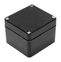 1590ZGRP081BK - Plastic Enclosure, Wall Mount, Polyester (PET), Glass Fibre Reinforced, 81 mm, 75 mm, 55 mm, IP66 - HAMMOND