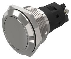 82-6552.1000 - Vandal Resistant Switch, 82 Series, 22.3 mm, SPDT, Momentary, Round Flat - EAO
