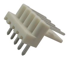 22-05-1052 - Pin Header, Wire-to-Board, 2.5 mm, 1 Rows, 5 Contacts, Through Hole Right Angle - MOLEX