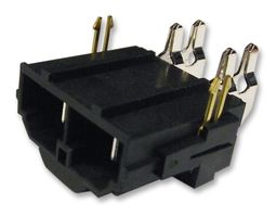 42820-2212 - Pin Header, Power, Wire-to-Board, 10 mm, 1 Rows, 2 Contacts, Through Hole Right Angle - MOLEX