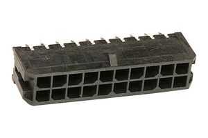 43045-2024 - Pin Header, Wire-to-Board, 3 mm, 2 Rows, 20 Contacts, Surface Mount Straight - MOLEX
