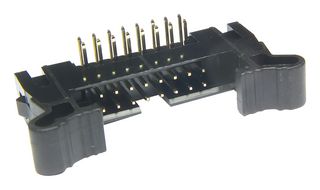 MP008668 - Pin Header, Wire-to-Board, 2 mm, 2 Rows, 16 Contacts, Through Hole Right Angle, MCP 2MM RA - MULTICOMP PRO