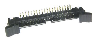 MP008673 - Pin Header, Wire-to-Board, 2 mm, 2 Rows, 40 Contacts, Through Hole Right Angle, MCP 2MM RA - MULTICOMP PRO