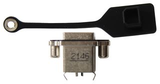 MUSBD511N5 - USB Connector, USB Type B, USB 2.0, Receptacle, 4 Ways, Panel PCB Mount, Vertical - AMPHENOL COMMUNICATIONS SOLUTIONS