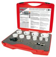 126304 - Hole Saw Set, Bi-Metal, 12 Pieces - RUKO