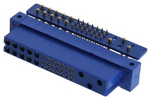 PCIM34W13F400A1/AA - Rectangular Power Connector, 34 Contacts, PCIM Series, Panel PCB Mount, Through Hole, Receptacle - POSITRONIC