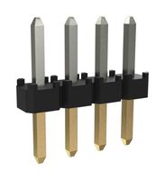 10138654-G03-04LF - Pin Header, Board-to-Board, 2 mm, 1 Rows, 4 Contacts, Through Hole Straight, Minitek Series - AMPHENOL COMMUNICATIONS SOLUTIONS
