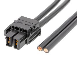 218057-0205 - Cable Assembly, EXTreme Guardian Receptacle to Free End, 2 Ways, 11 mm, 1 Row, 500 mm, 19.7 " - MOLEX