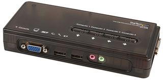SV411KUSB - KVM Switch Kit, Manual, VGA/ 3.5mm/ USB A Socket Input, VGA/ 3.5mm Socket Output - STARTECH