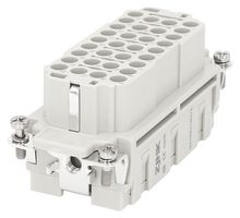 MP009588 - Heavy Duty Connector, MP-HEE INSERTS, Insert, 32+PE Contacts, 16B, Receptacle - MULTICOMP PRO