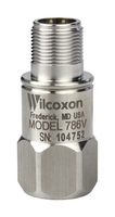 786V - Accelerometer, 100 mV/in/sec, 18 to 30 VDC, 200 ohm, Panel Mount, -50 to 120 °C - AMPHENOL WILCOXON