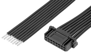 219653-1084 - Cable Assembly, Micro-One 2.0 Receptacle to Free End, 8 Ways, 2 mm, 1 Row, 600 mm, 23.6 " - MOLEX