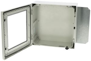 ARCA 505021W - Plastic Enclosure, 2-Point Lock, Cover w/Window, Multipurpose, Polycarbonate, 500 mm, 500 mm - FIBOX