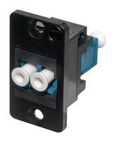 KOLSMDXBPM - Fiber Optic Adapter, Singlemode, LC Duplex, LC Duplex, Jack, Jack, Straight Panel Adapter - TUK