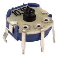 PDB081-P10-103B1 - Rotary Potentiometer, 10 kohm, 1 Turns, Linear, 30 mW, ± 30%, PDB08 Series - BOURNS