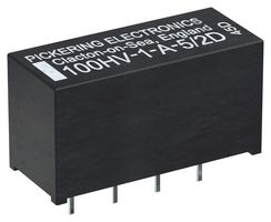 100HV-1-A-5/1D - Reed Relay, SPST-NO, 5 V, 100HV Series, Through Hole, 2.2 kohm, 1 A - PICKERING