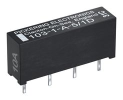 103-1-A-5/2D - Reed Relay, SPST-NO, 5 V, 103 Series, Through Hole, 150 ohm, 500 mA - PICKERING