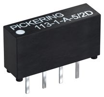 113-1-A-5/2D - Reed Relay, SPST-NO, 5 V, 113 Series, Through Hole, 500 ohm, 500 mA - PICKERING