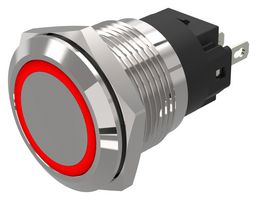 82-5151.0113 - LED Panel Mount Indicator, Red, 12 V, 19 mm, 14 mA, IP65, IP67 - EAO