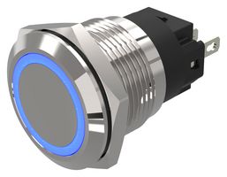 82-5151.0123 - LED Panel Mount Indicator, Blue, 12 V, 19 mm, 14 mA, IP65, IP67 - EAO