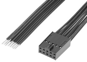 219659-1103 - Cable Assembly, C-Grid III Receptacle to Free End, 10 Ways, 2.54 mm, 2 Row, 300 mm, 11.8 " - MOLEX