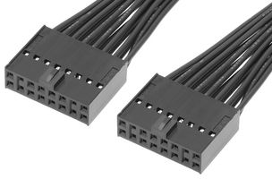 219658-1162 - Cable Assembly, C-Grid III Receptacle to C-Grid III Receptacle, 16 Ways, 2.54 mm, 2 Row, 150 mm - MOLEX