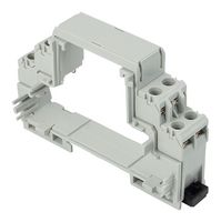 CMEB/1PG/E/KIT - Plastic Enclosure, Open Grey Top Extn., DIN Rail, Polycarbonate, 61.3 mm, 17.86 mm, 90 mm - CAMDENBOSS