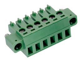 691364300006 - Pluggable Terminal Block, 3.81 mm, 6 Ways, 26AWG to 16AWG, 1.31 mm², Screw, 10 A - WURTH ELEKTRONIK
