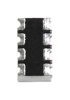 TC124-JR-0733RL - Fixed Network Resistor, 33 ohm, Isolated, 4 Resistors, 0804 [2010 Metric], Concave, ± 5% - YAGEO