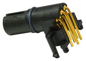 MSAS-03PMMR-EE0001 - Sensor Connector, M Series, M12, Male, 3 Positions, PCB Pin, Right Angle PCB Mount - AMPHENOL LTW