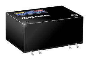 RSH3-1215D/H2 - Isolated Surface Mount DC/DC Converter, ITE, 3 W, 2 Output, 15 V, 100 mA - RECOM POWER
