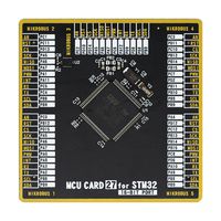 MIKROE-3931 - Add-On Board, MikroE MCU SiBRAIN, STM32 STM32F071VBT6 MCU, 2 x 168 Pin Mezzanine Connector - MIKROELEKTRONIKA