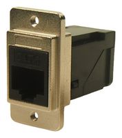 CP30752M440 - In-Line Adapter, Dual Slim, Cat6, RJ45, RJ45, Adaptor, In-Line, Jack, 8 Ways - CLIFF ELECTRONIC COMPONENTS