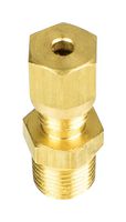 FC-091-D - Compression Fitting, 1/2 " BSPT, Brass, 1/4 mm Probe - LABFACILITY