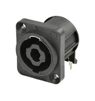 RLS4MDZ-H - Speaker / Loudspeaker Audio Connector, R/A, Loudspeaker Connector FG-Series, 4 Contact, Receptacle - REAN
