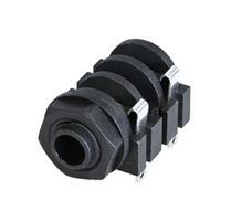 NYS2122 - Phone Audio Connector, Mono, 6.35mm, 2 Contacts, Jack, Panel Mount, Tin Plated Contacts - REAN