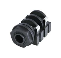 NYS2162 - Phone Audio Connector, Mono, 6.35mm, R/A, 2 Contacts, Jack, PCB Mount, Tin Plated Contacts - REAN