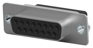 1658644-1 D-Sub Housing, Rcpt, 15WAYS, DA, Metal Amp - Te Connectivity