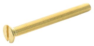 M330KSBRMCS100- Flat/CSK Head Slotted Screw, Steel, m3 Tr Fastenings