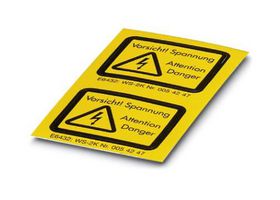 WS-2K Warning Label, Danger Phoenix Contact