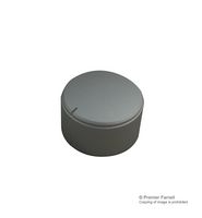 MP7252 Round KNOB, KMK25, Silver, 6mm, Spline multicomp Pro